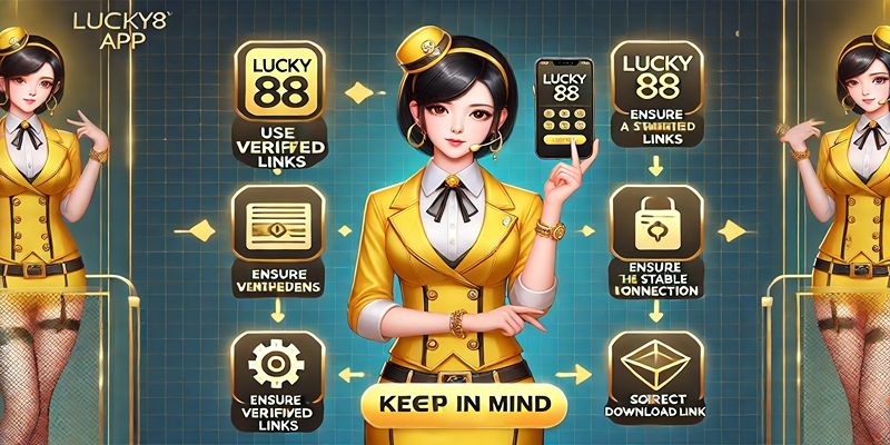 Lưu ý khi tải app Lucky88 để đảm bảo cài đặt suôn sẻ và an toàn